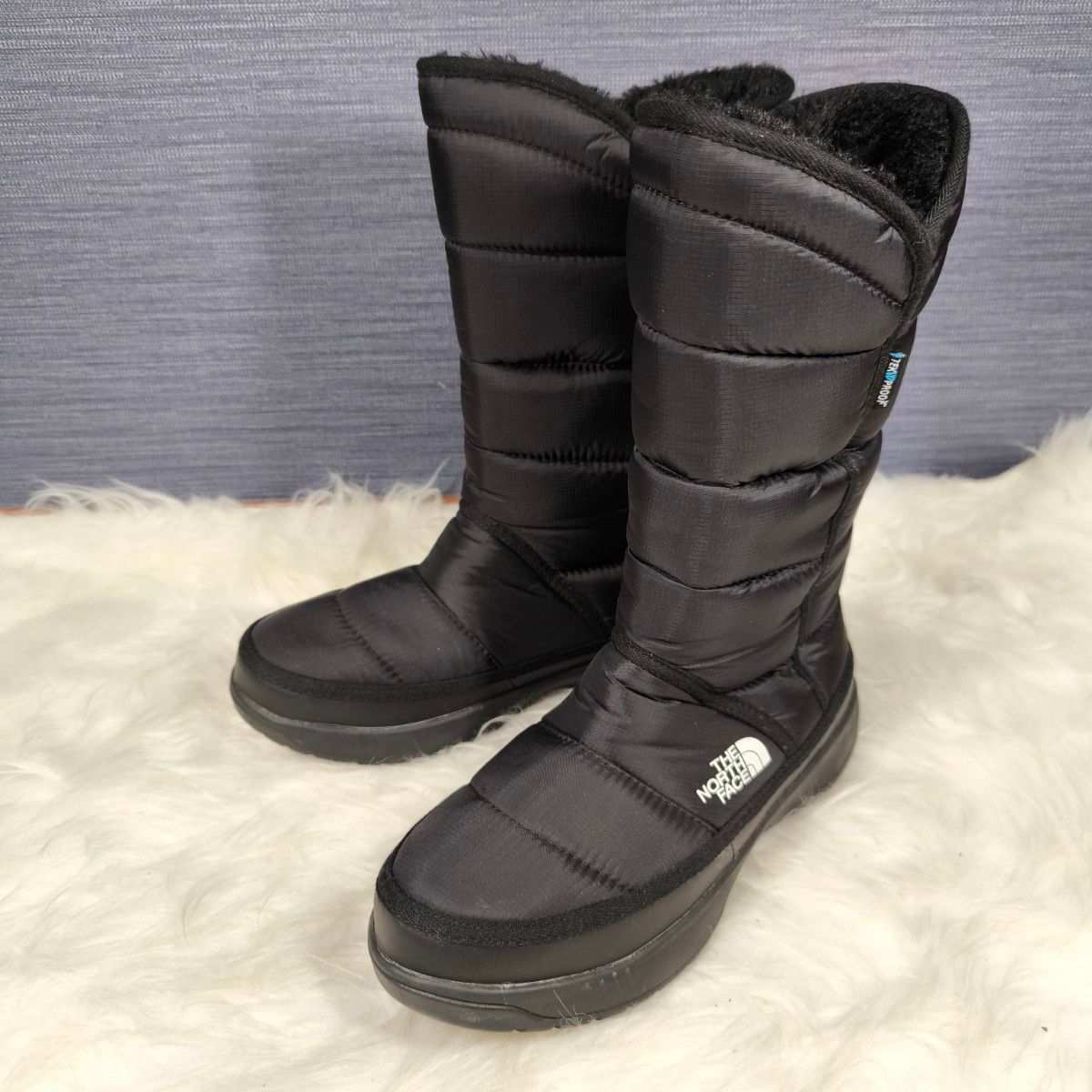 極美品【ノースフェイス】Amore WP II 23 スノーブーツ ヌプシ 防水