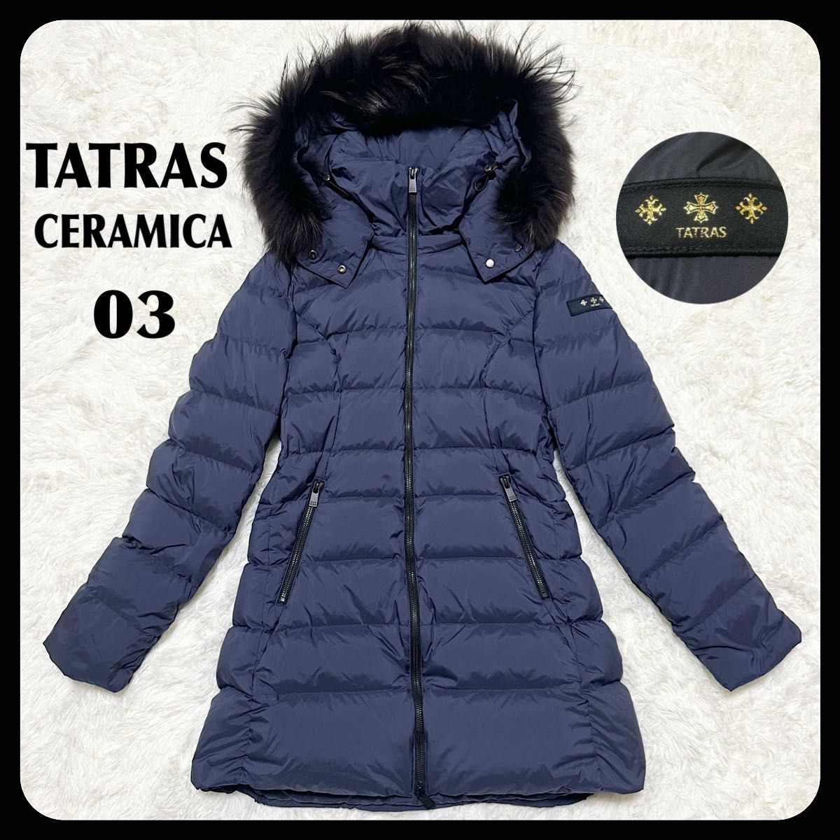 TATRAS CERAMICA タトラス セラミカ ダウンコート SHIPS別注 ファー