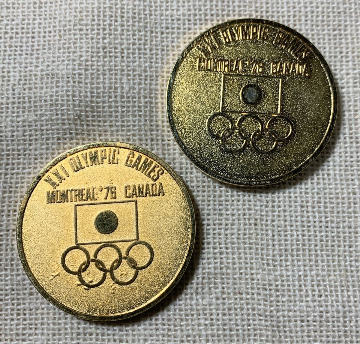 1976年 カナダ モントリオールオリンピック 記念メダル 画家 東郷青児