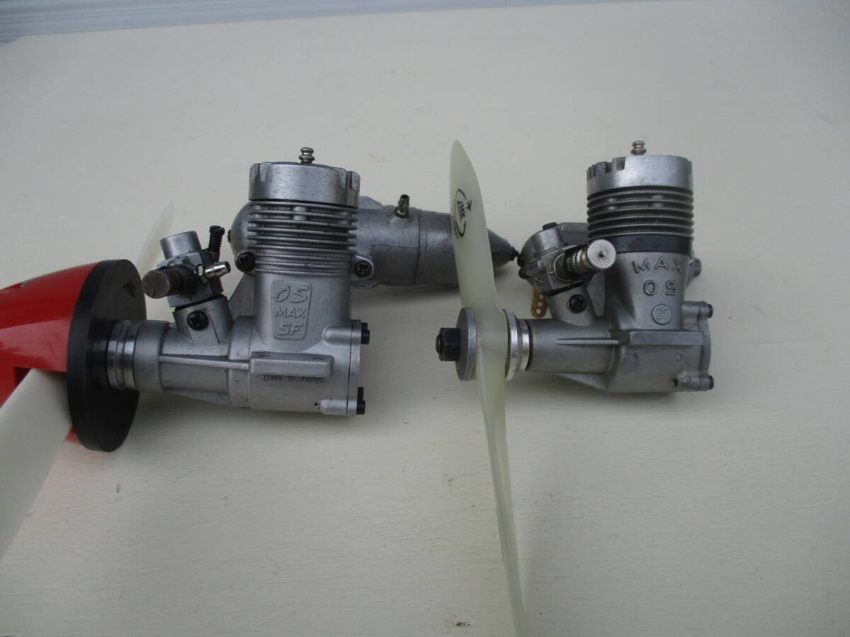Yahoo!オークション - ラジコンエンジン2台まとめて OS MAX 25 SFとMAX