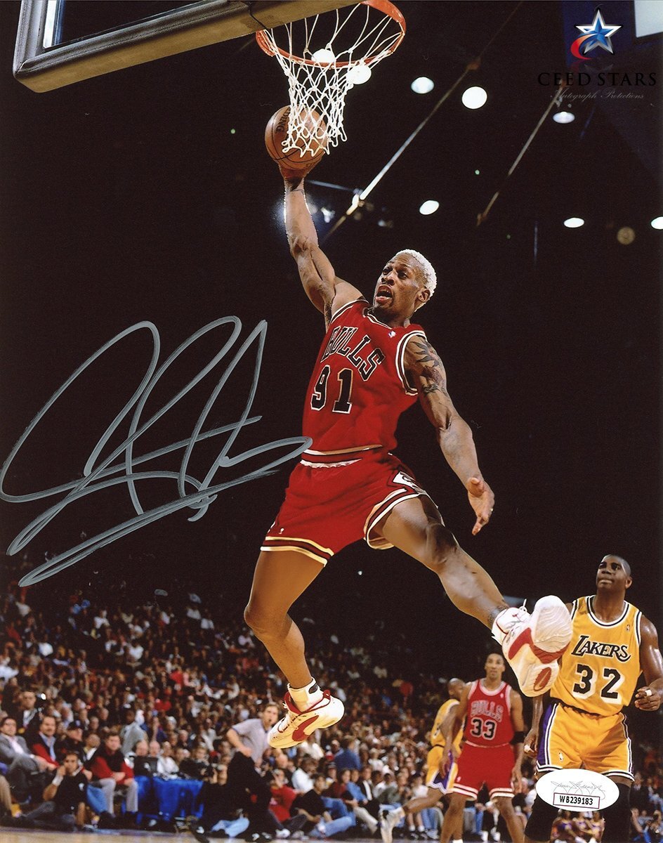 Yahoo!オークション - 【CS】デニス・ロッドマン 直筆 サイン 入り 8×