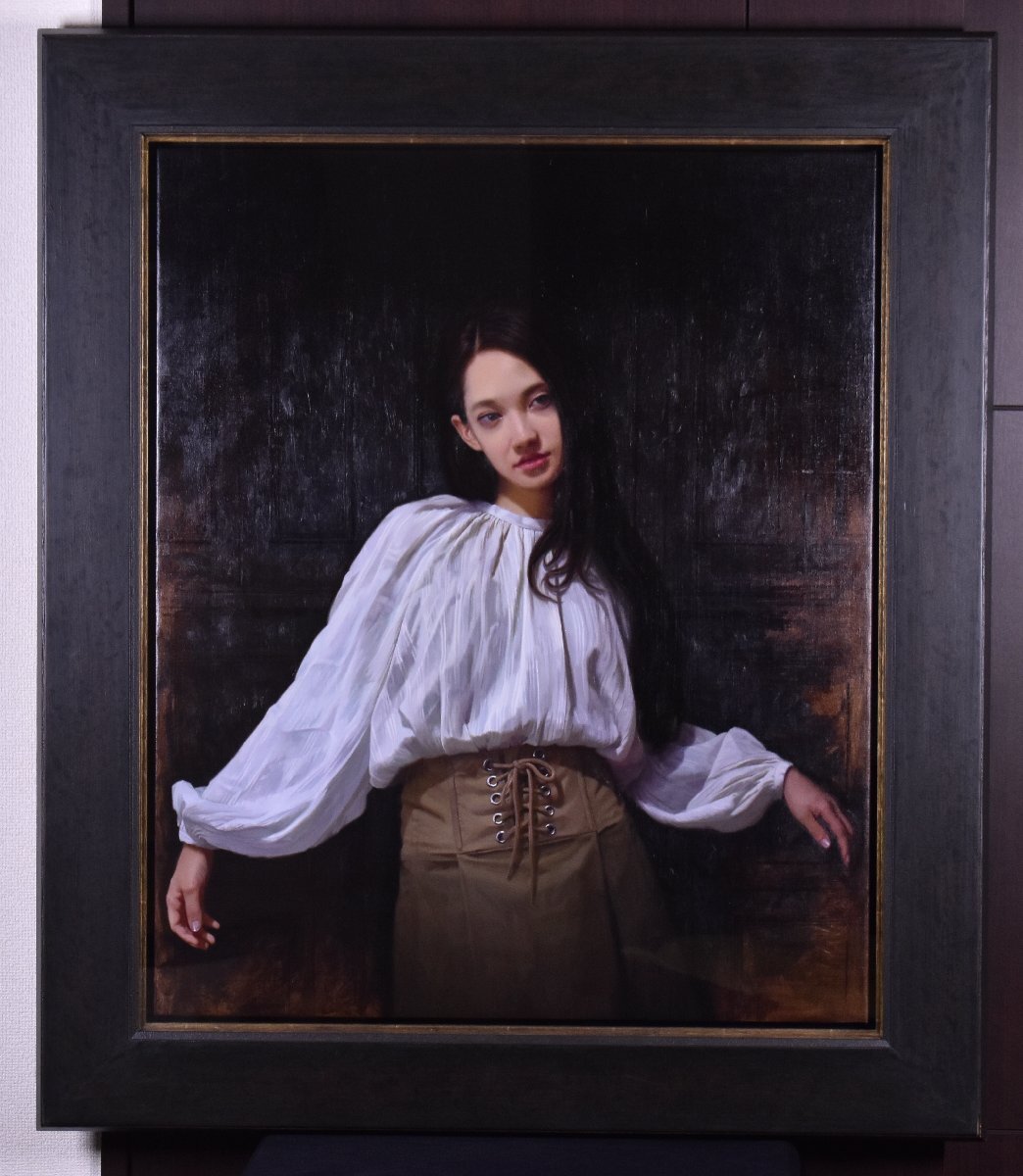 Yahoo!オークション - 真作保証 / 小森隼人 / 月下 / 油彩25号 / リア