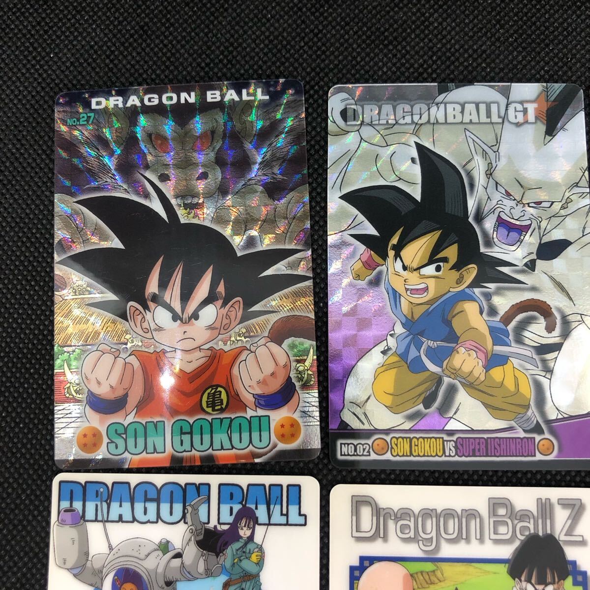 ドラゴンボール ドラゴンボールGT グミ プラスチックカード 7枚 キラ