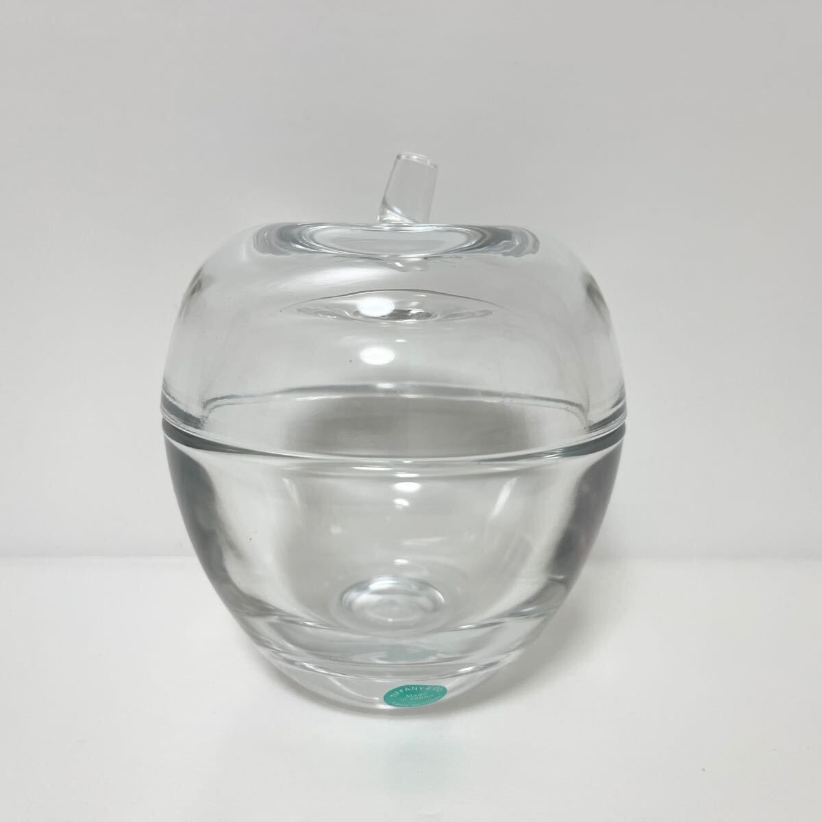 Tiffany&Co ティファニー りんご 小物入れ ガラス キャニスター 美品