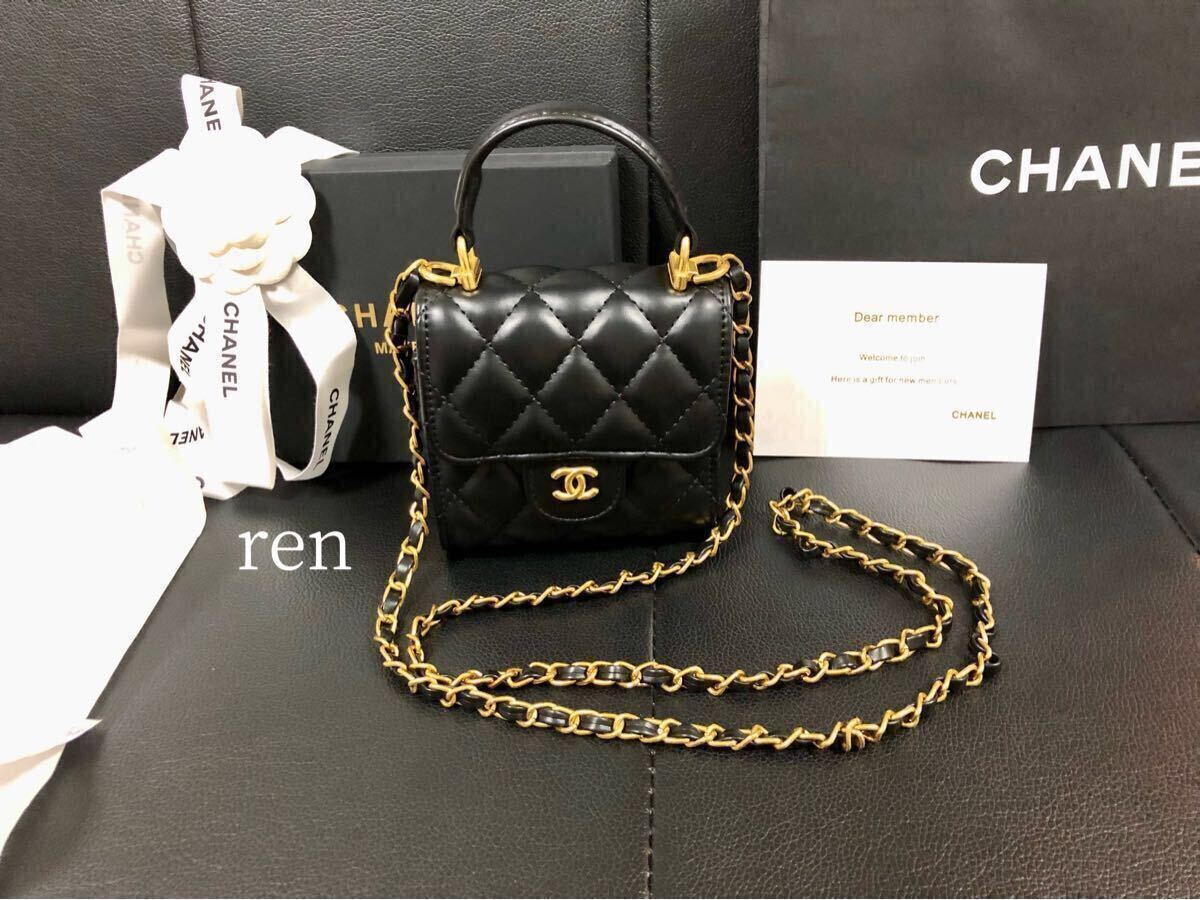 新品 CHANEL シャネル ノベルティ ショルダーバッグ ミラー付き
