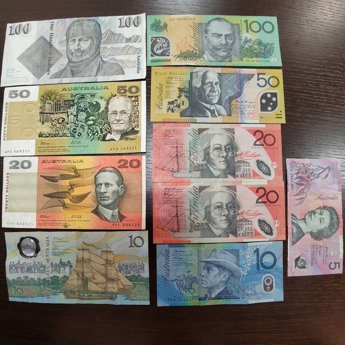 Yahoo!オークション - #33987 外国紙幣 オーストラリアドル まとめ 額