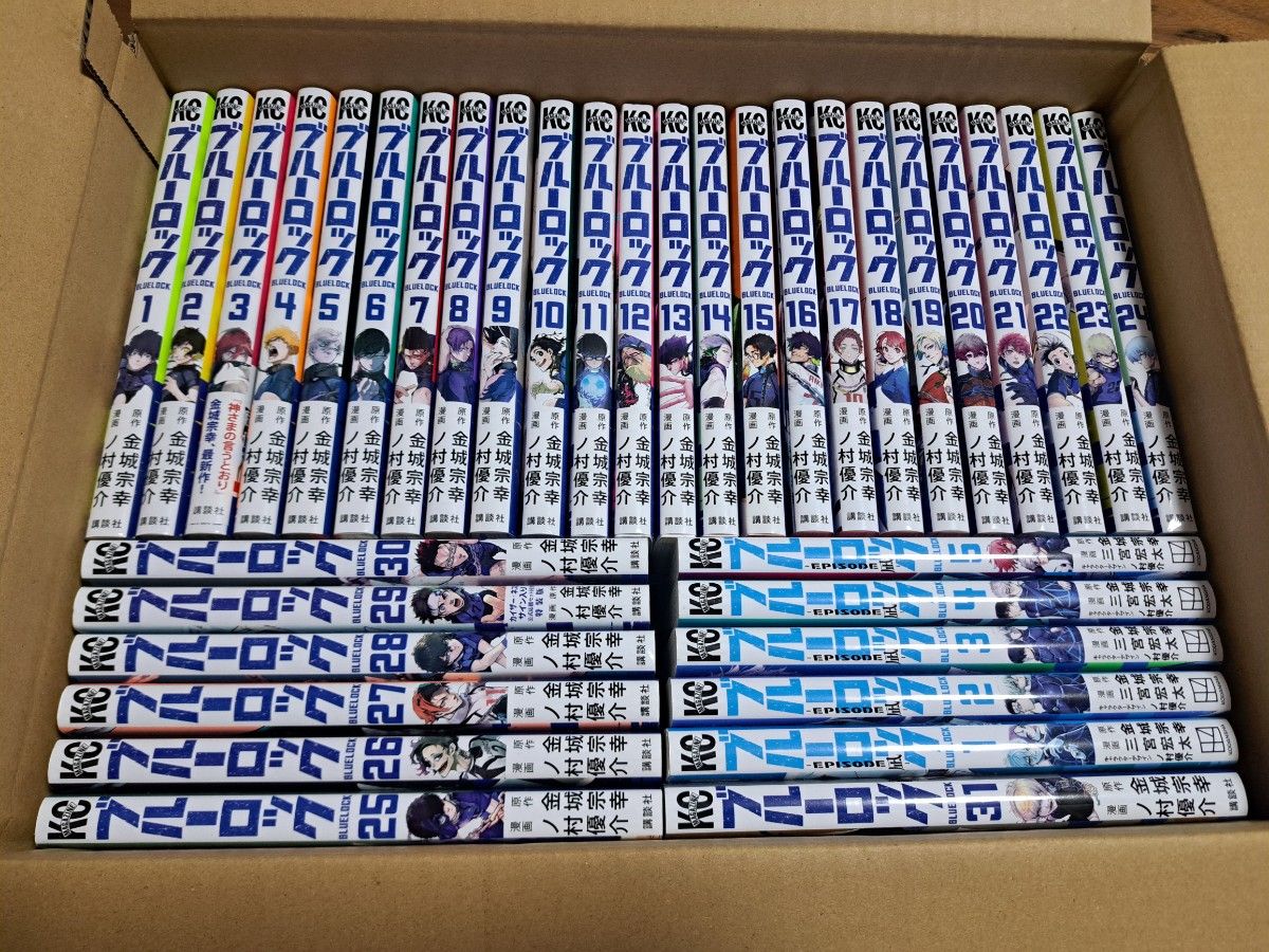 ブルーロック 既刊全巻セット 1～31巻 Episode 凪 1～5巻 合計36冊