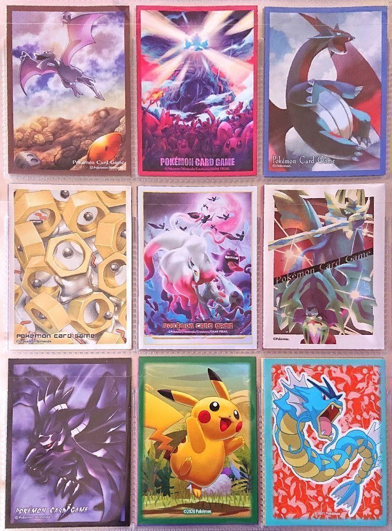 ポケモンカード デッキシールド キャラクタースリーブ 9種類 バラ売り