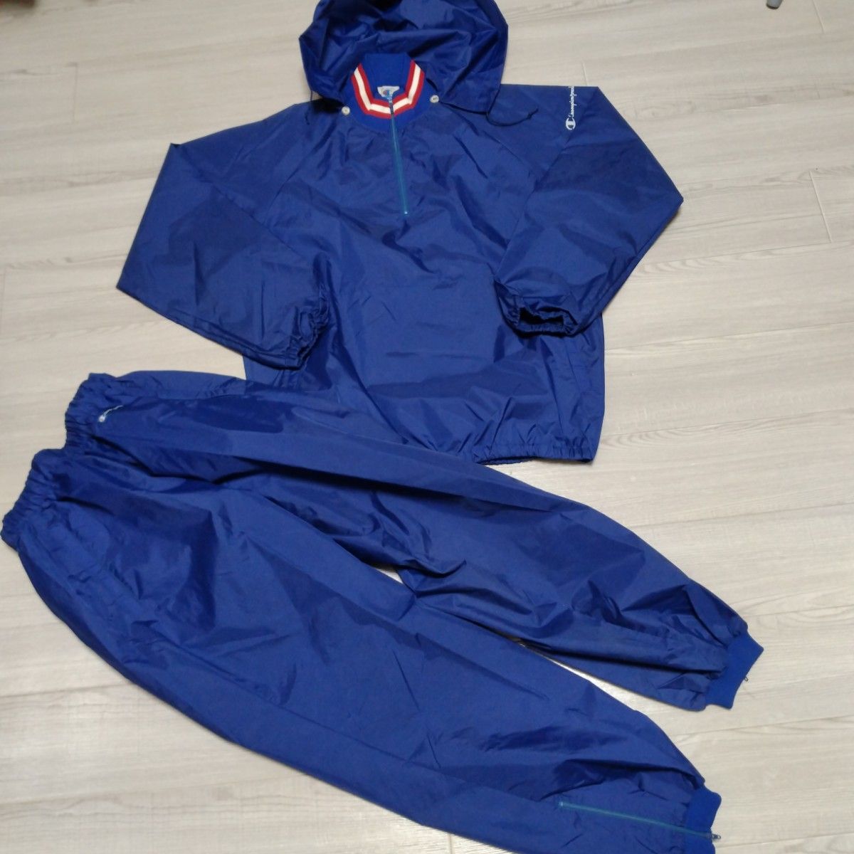 90s Champion チャンピオン 上下 ナイロン ウインドブレーカー