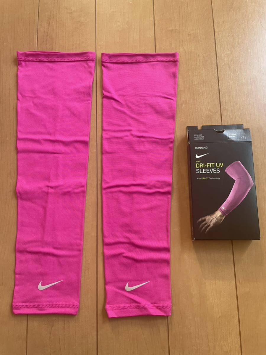 ナイキ NIKE アームカバー アームスリーブ 2枚組 L/XL ピンク｜Yahoo