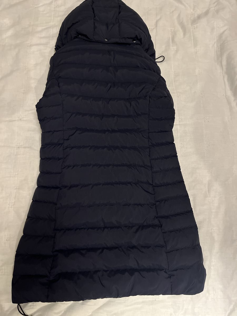 美品】無印良品 ロングダウンコート フード付 L 黒 ダウン90% ブラック