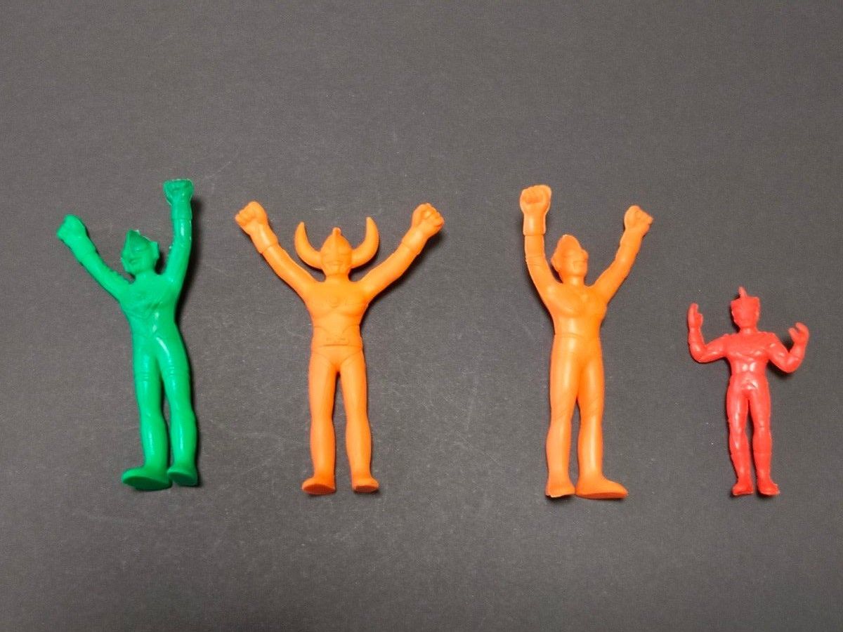 ウルトラマン消しゴム 4個セット 当時物 入手困難 レトロ