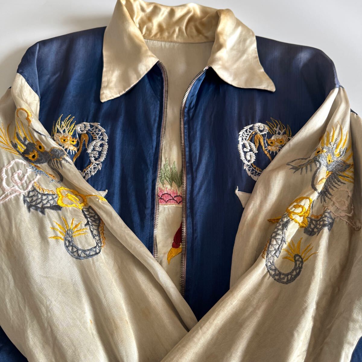 Yahoo!オークション - 希少 50s ヴィンテージ スカジャン スカシャツ