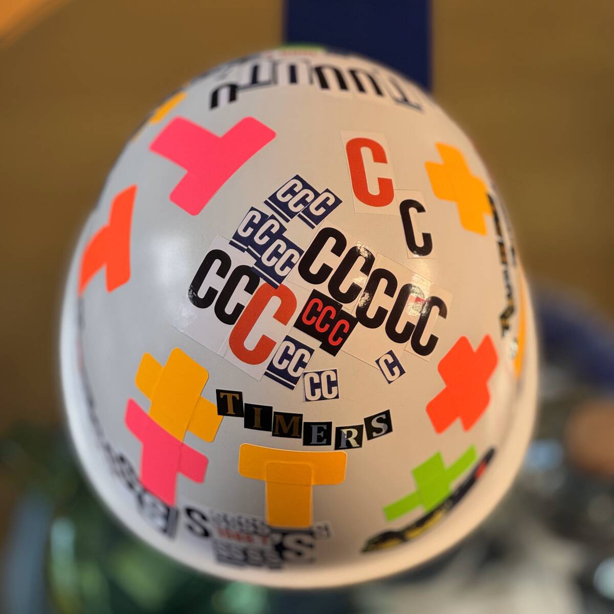 Bibian 比比昂 - 忌野清志郎 タイマーズ風ヘルメット ハンドメイド ザ