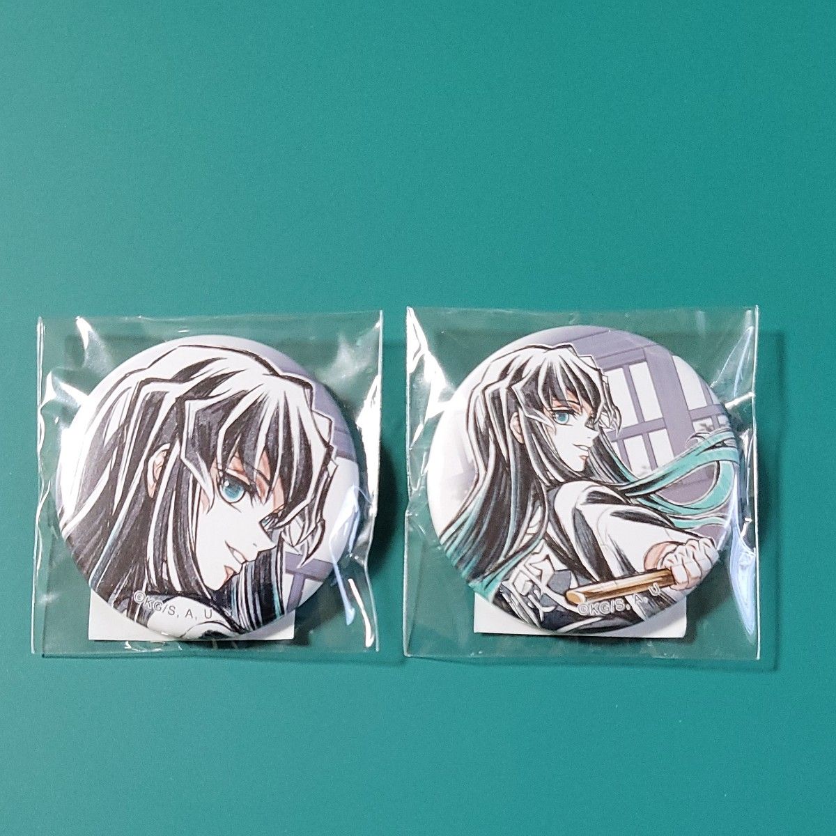 鬼滅の刃 WEB SHOP くじ 時透 無一郎 アクリルスタンド 缶バッチ(2種類
