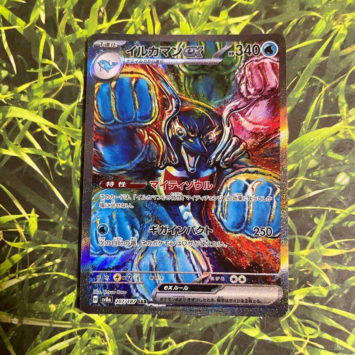 イルカマンex SAR SV8a テラスタルフェスex 207/187 ポケモンカード