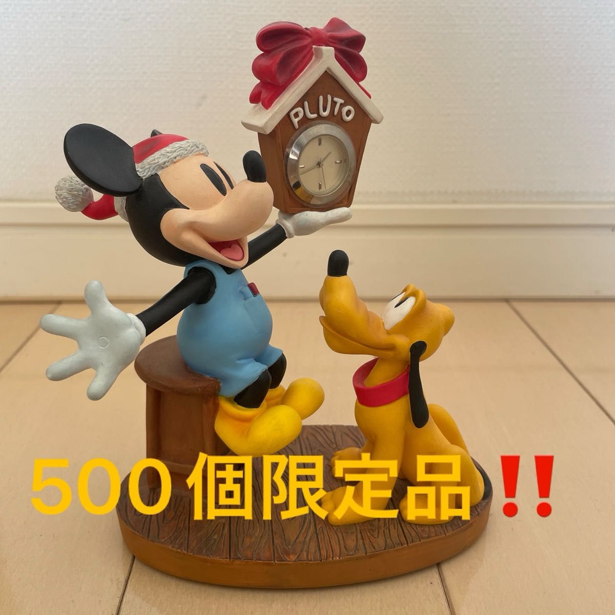 ディズニー 昭和レトロ フィギュア ミッキー&プルートのクリスマス
