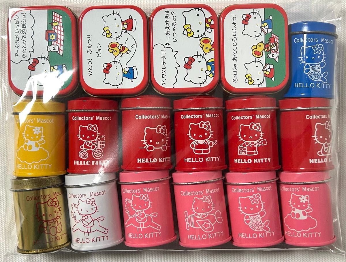 平成レトロ】2001年 サンリオ ハローキティ コレクターズマスコット 缶