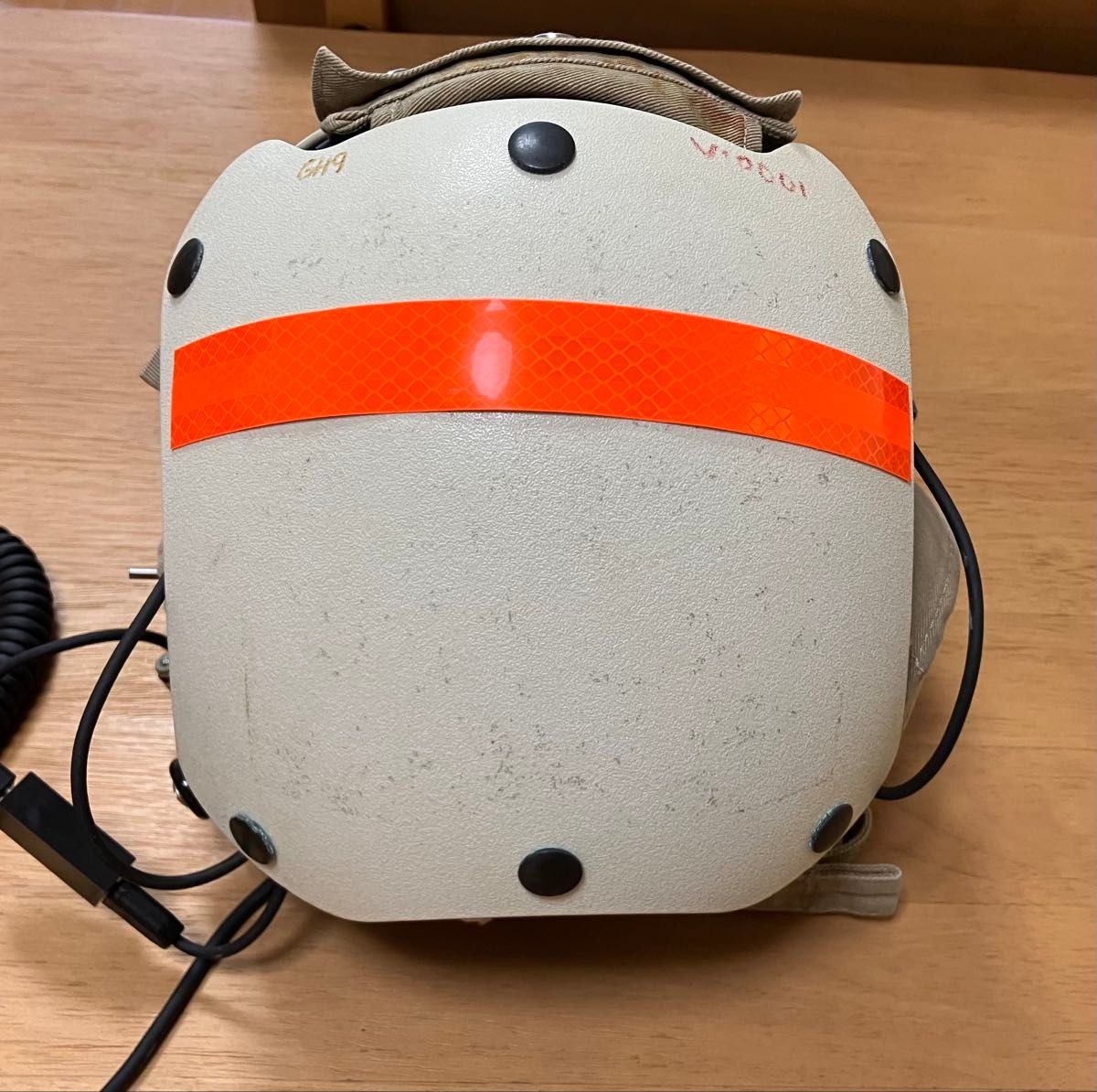 貴重品 実物 アメリカ海軍 デッキクルーヘルメット ヘッドセット David