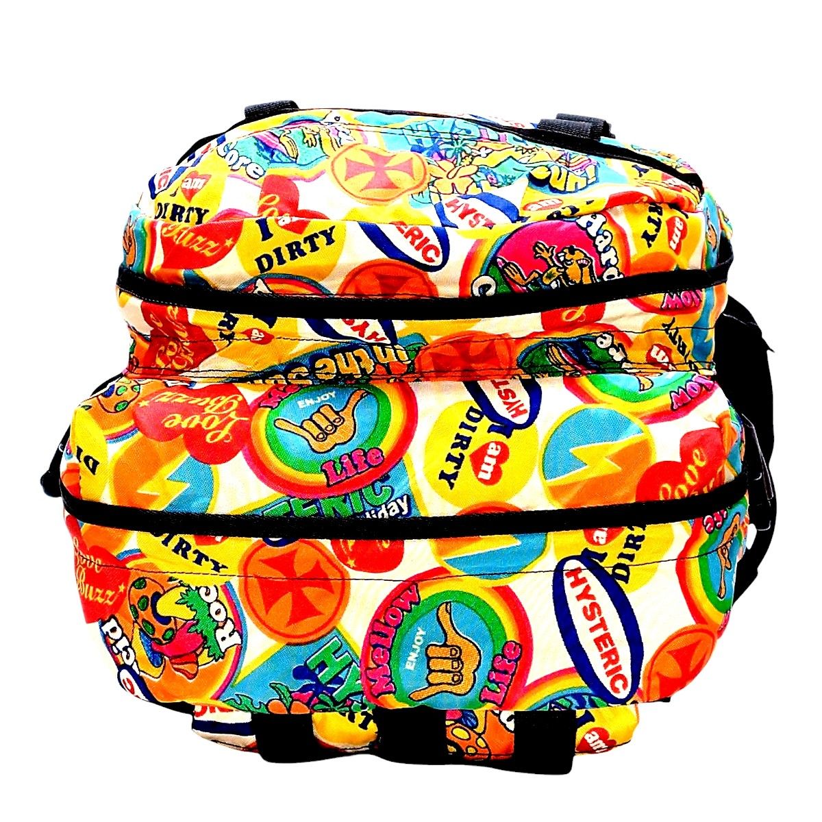 ヒステリックグラマー リュック バックパック 総柄 マルチカラー大容量