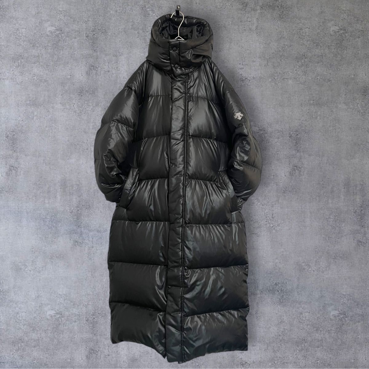 美品】DESCENTE デサント ロングダウンコート ベンチコート 肉厚 M