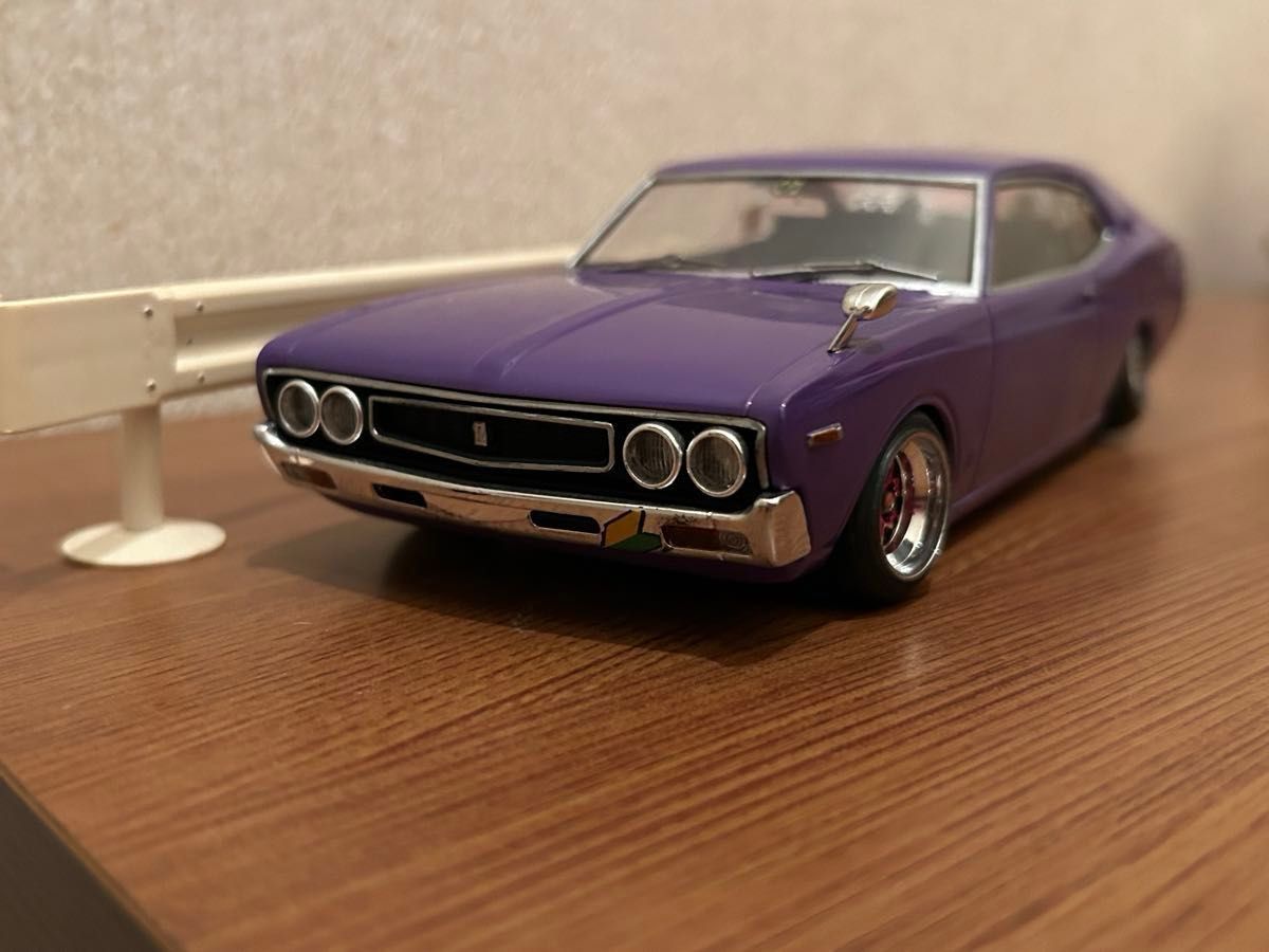 アオシマ 130ローレル プラモデル 旧車 グラチャン 族車 街道レーサー