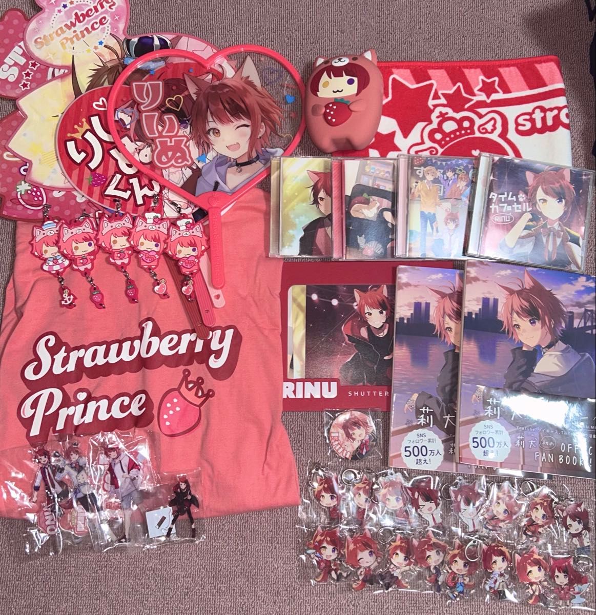 莉犬くん グッズ まとめ売り すとぷり 缶バッジ アクキー ぬいぐるみ