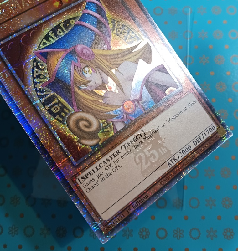 遊戯王 英語版 1st MP24 ブラック・マジシャン・ガール 25thシク