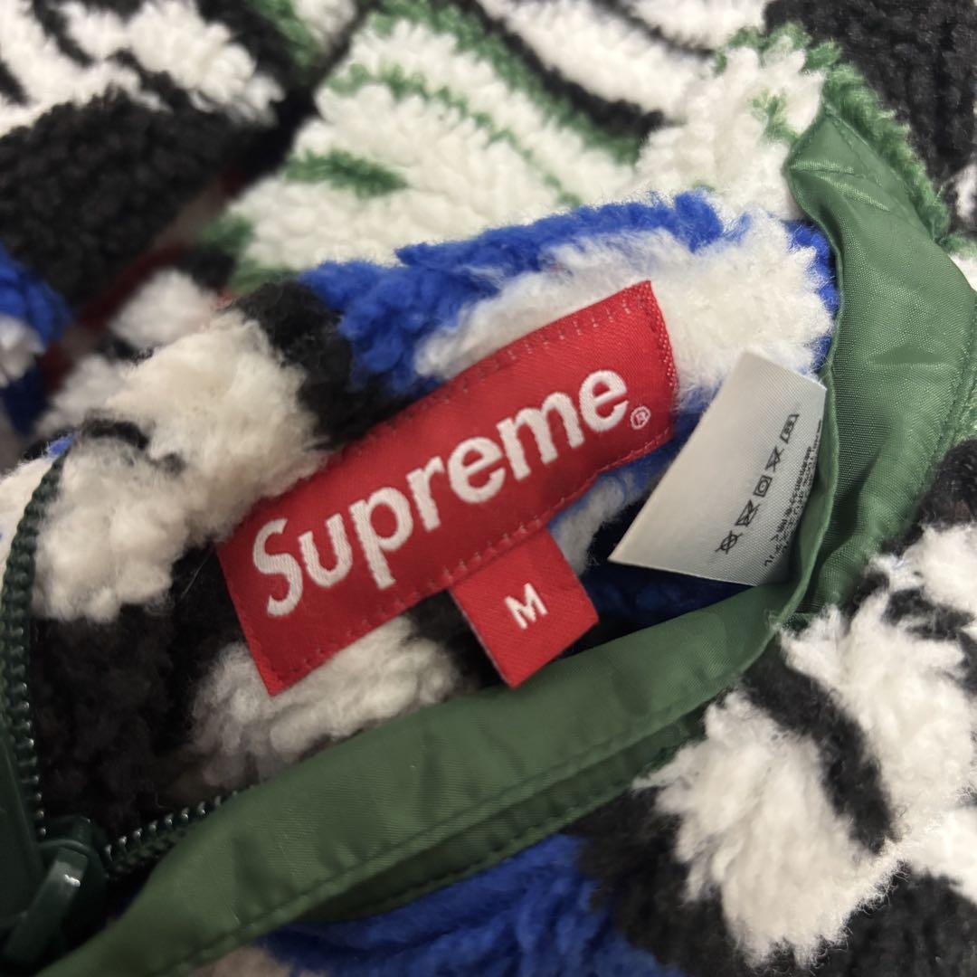 希少デザイン】Supreme シュプリーム フリース リバーシブル ボア