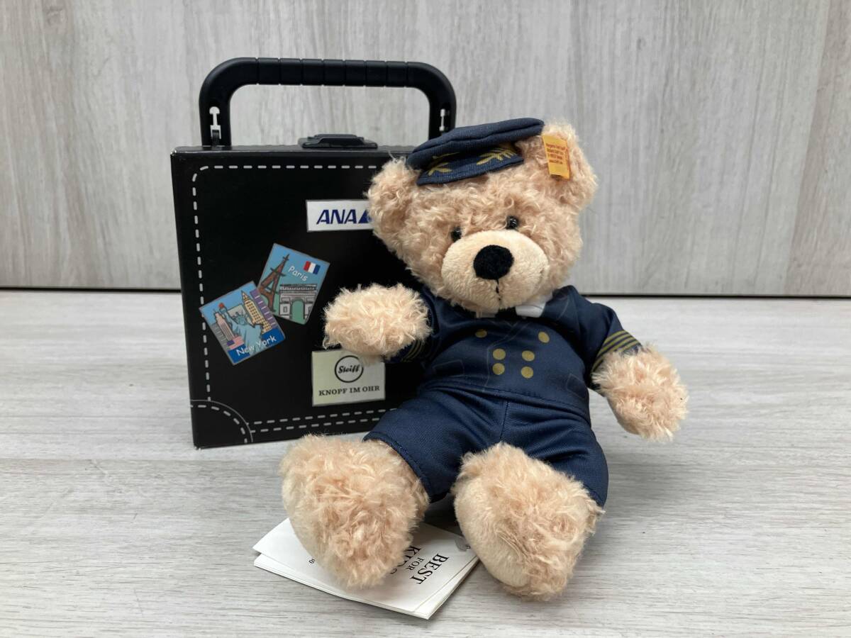 Yahoo!オークション - シュタイフ Steiff ANA機内限定 パイロット テデ