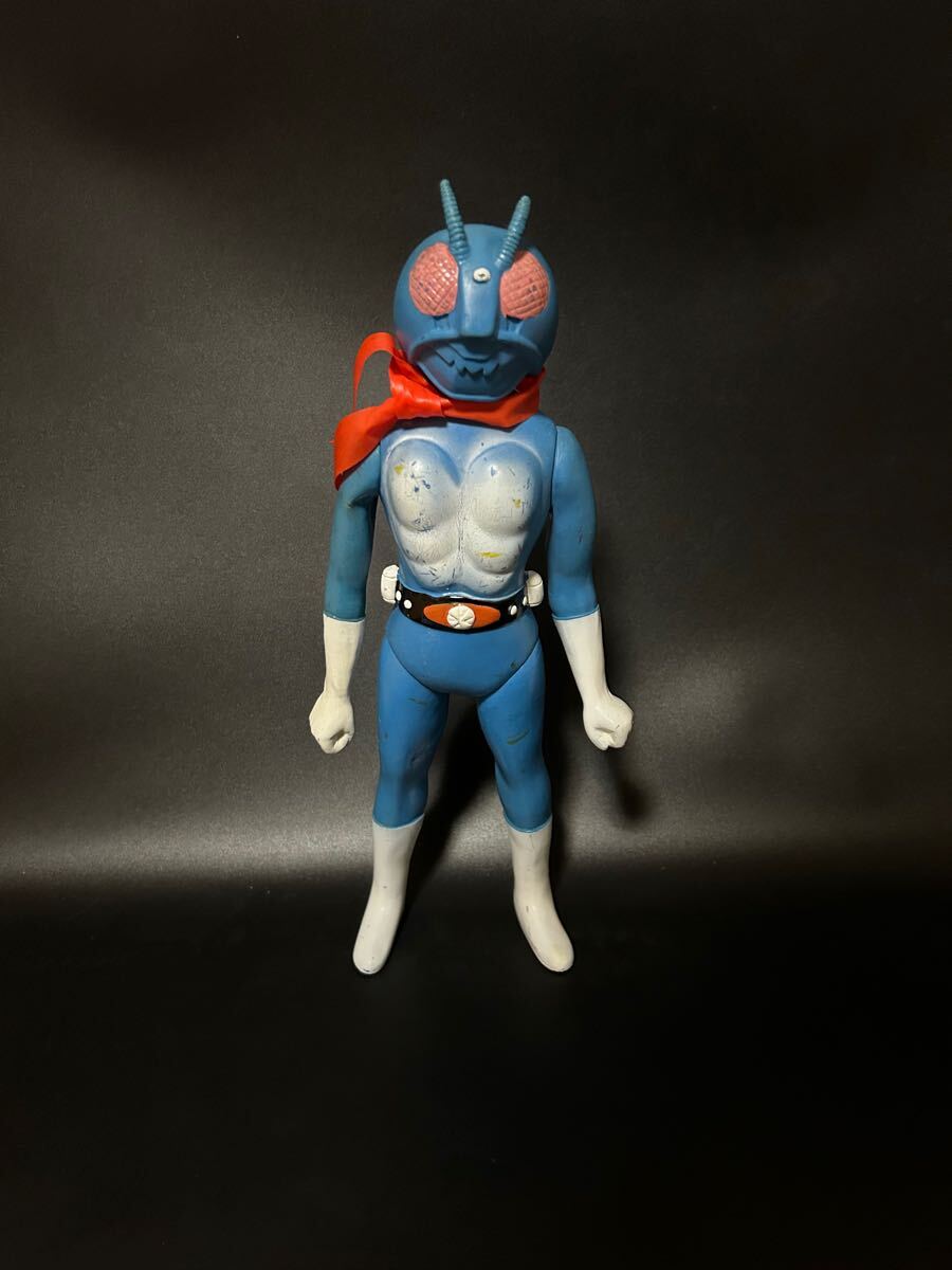 Yahoo!オークション - 仮面ライダー パチ ソフビ 当時物 無版権 昭和レ