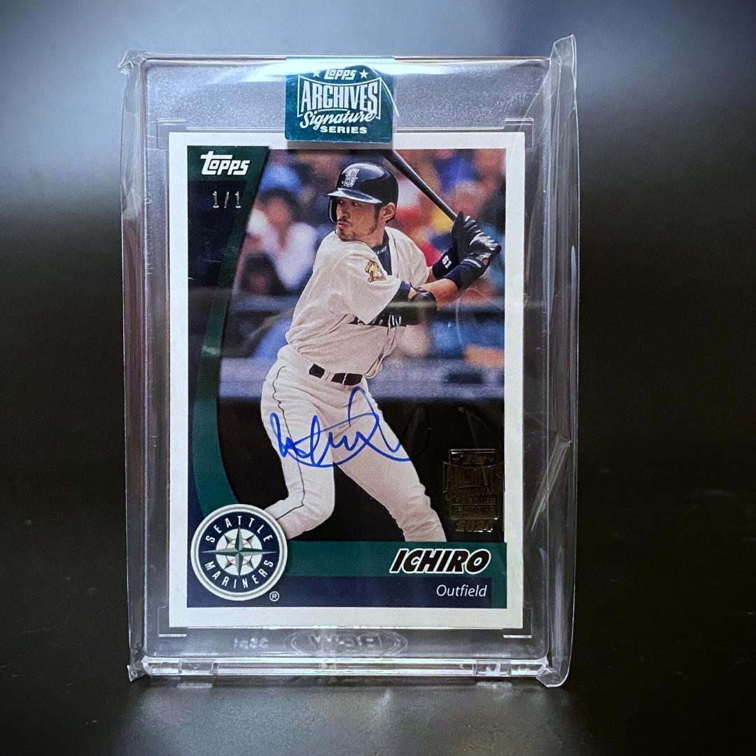 Yahoo!オークション - 【激レア】イチロー 直筆サインカード TOPPS 1 o