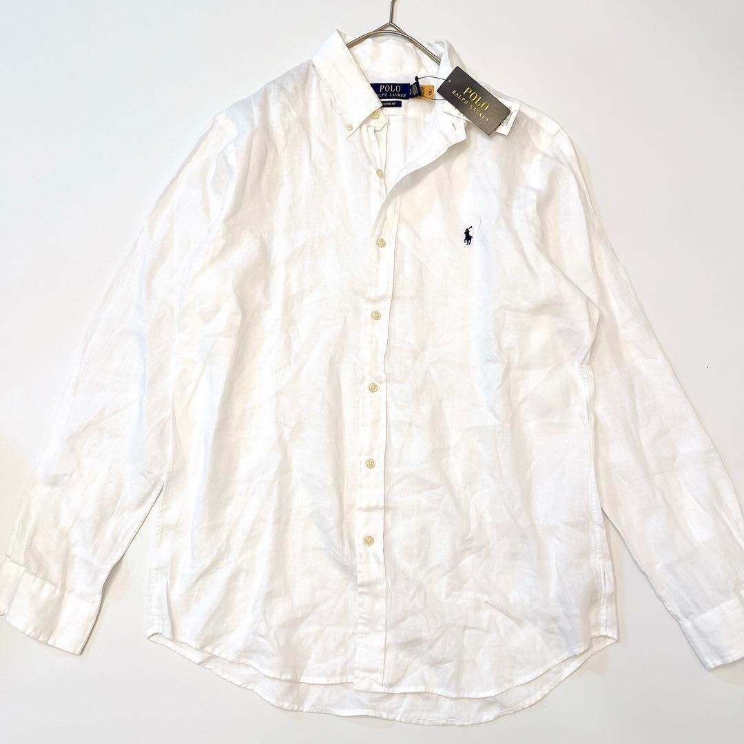 新品未使用 現行QRタグ POLO Ralph Lauren ポロラルフローレン 麻