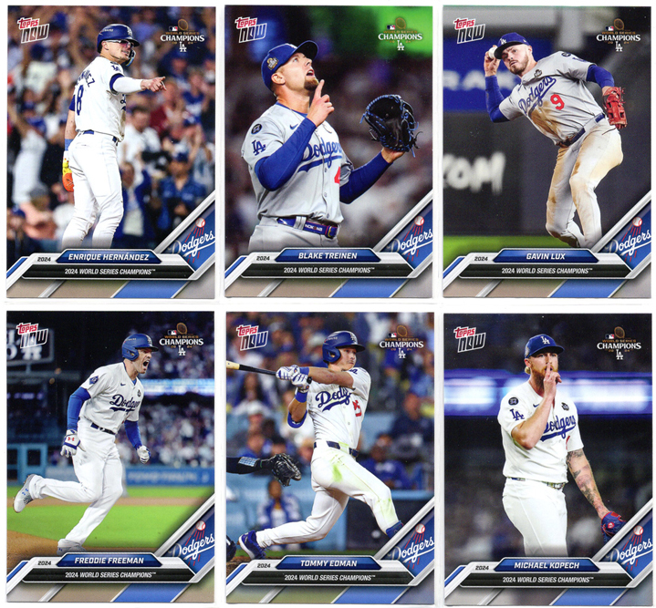 2024 Topps now ドジャース ワールドシリーズ優勝記念15枚セット 大谷