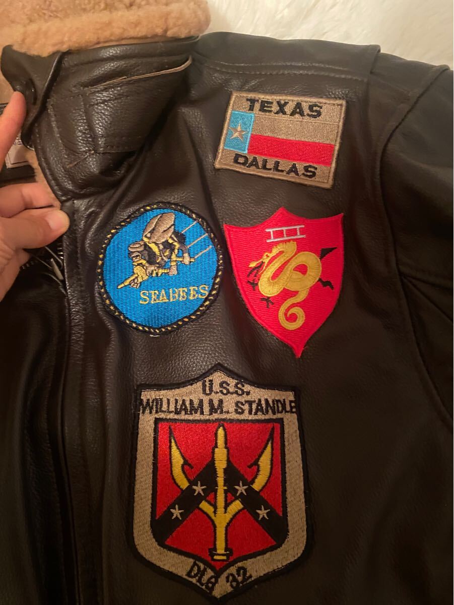 BO MIKE RONNYg G-1 トップガン フライトジャケットレザー3XL｜Yahoo