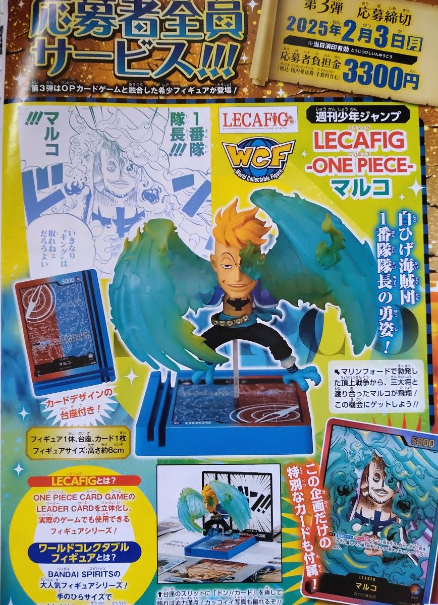 週刊少年ジャンプ8号 ワンピース 応募者全員サービス 応募シート