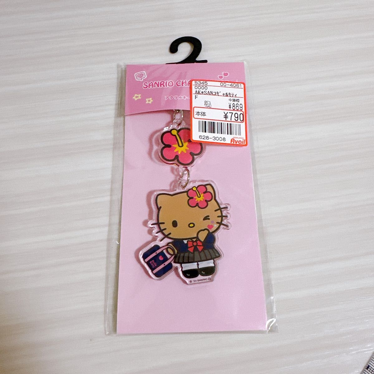 平成ギャルキティ 日焼けキティちゃん 黒ギャル アクリルキーホルダー