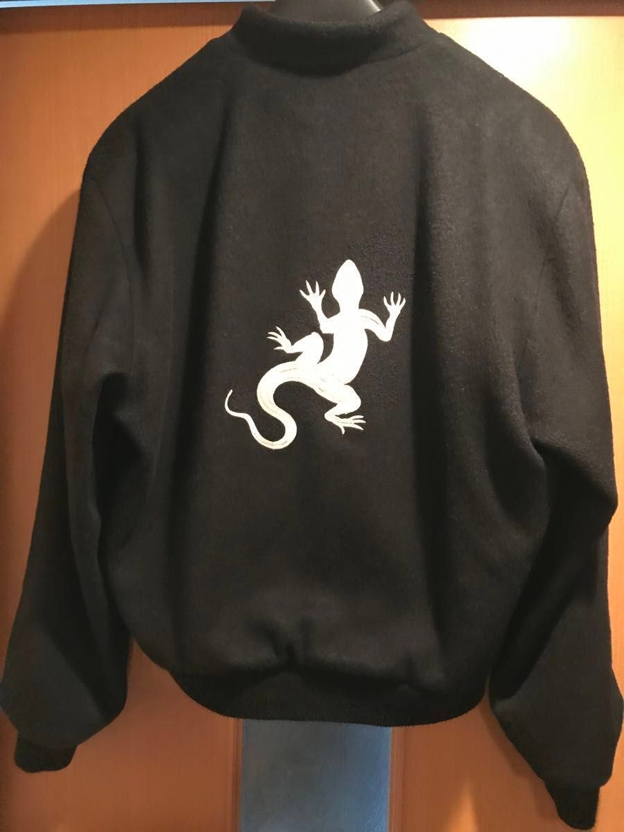 agnes b homme アニエスベー オム ブルゾン レザール トカゲ カシミア