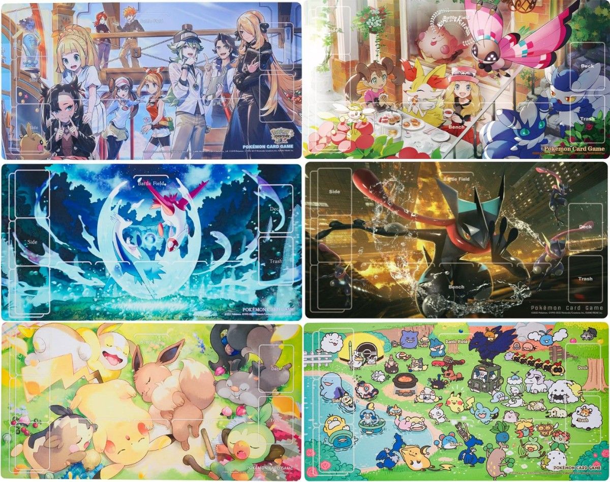 ポケモンカード 未開封プレイマット 6枚セット｜Yahoo!フリマ（旧