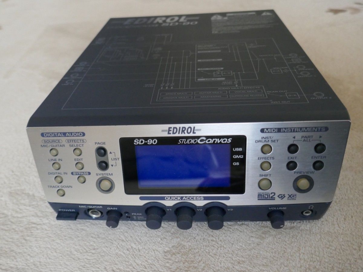 Roland EDIROL ミュージ郎 Digital Studio SD-90 音源 モジュール +