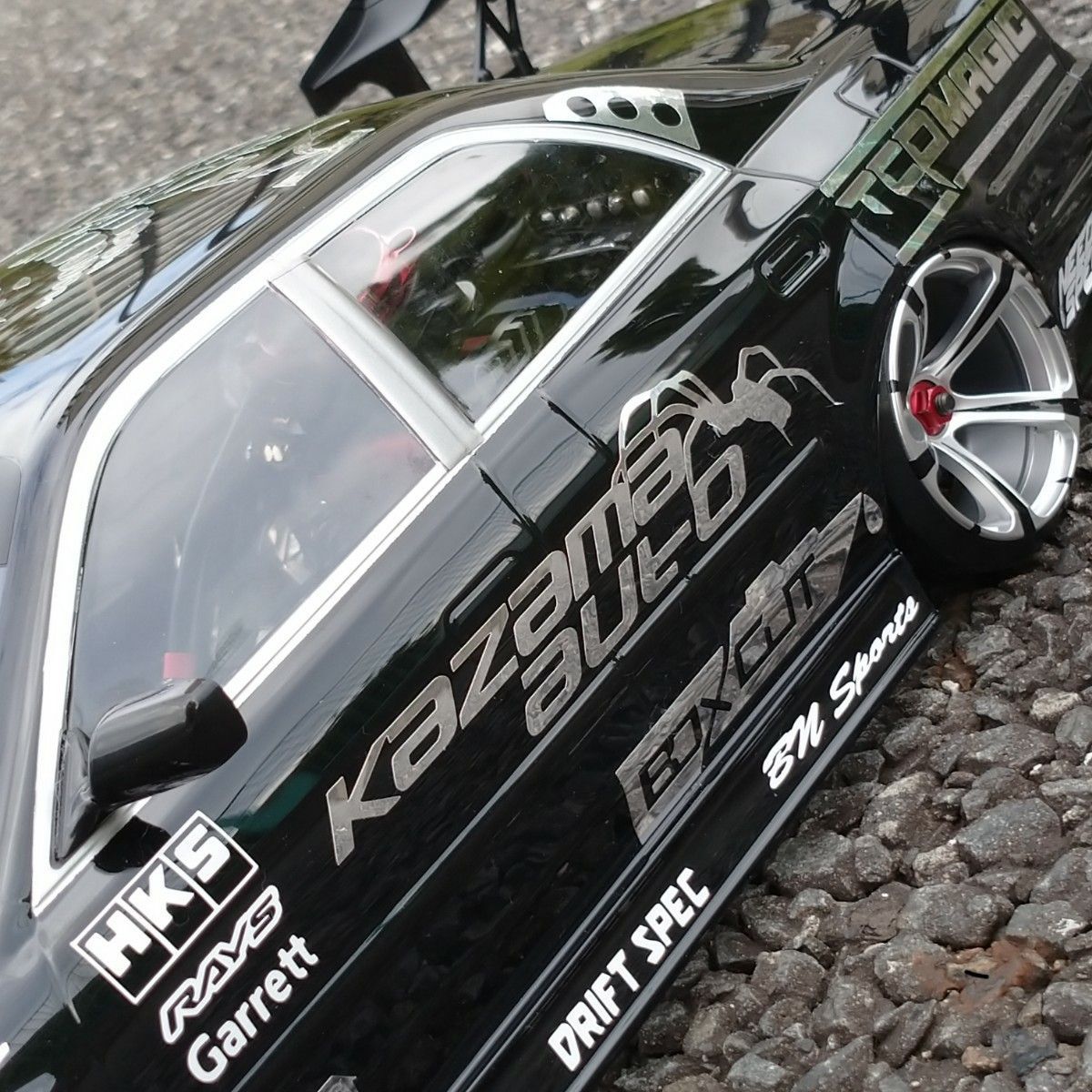 KAZAMA AUTO Motys JZX100 ラジコン ボディ カッティングステッカー