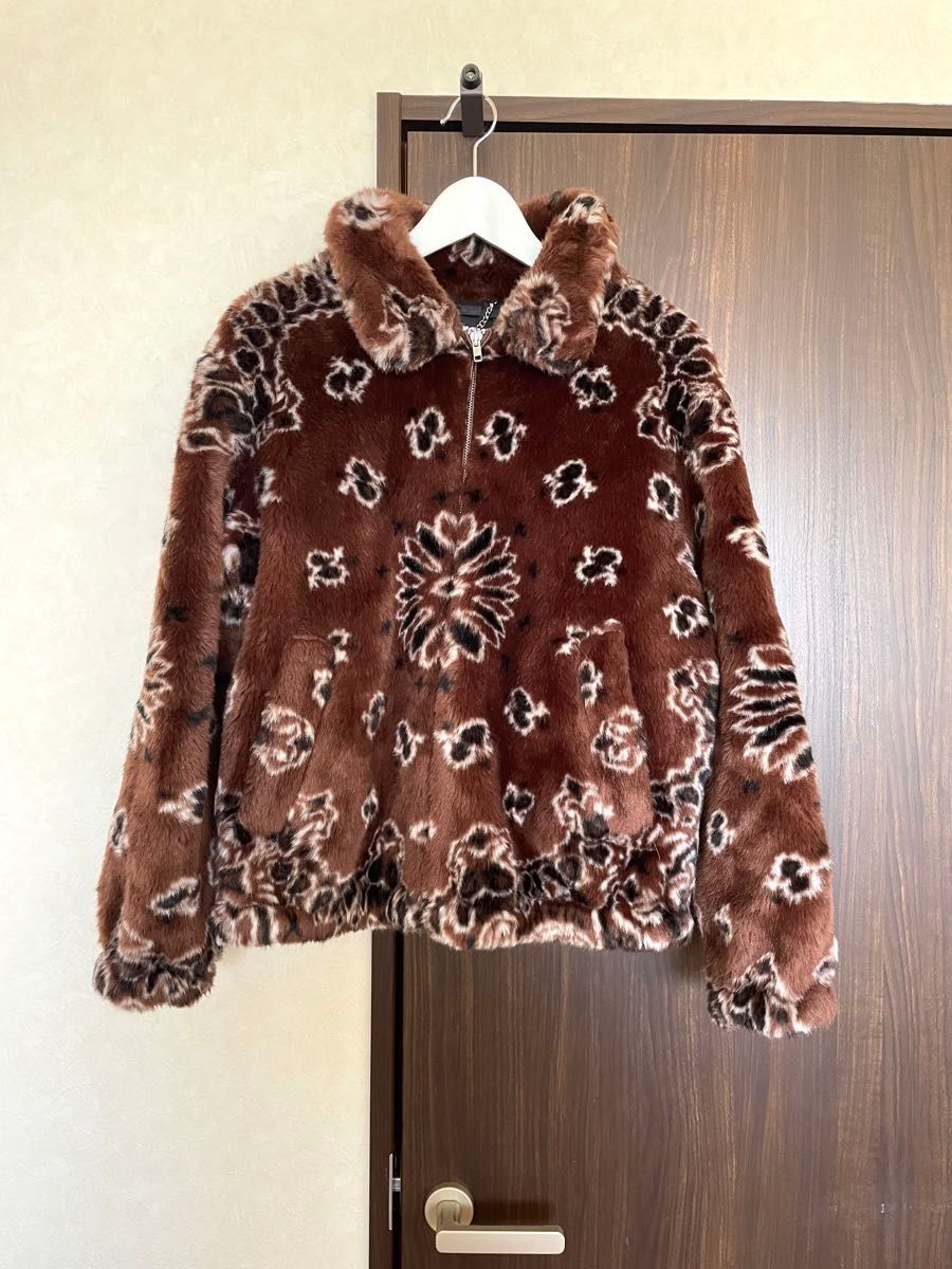 Supreme Bandana Faux Fur Bomber Jacket シュプリーム ファー
