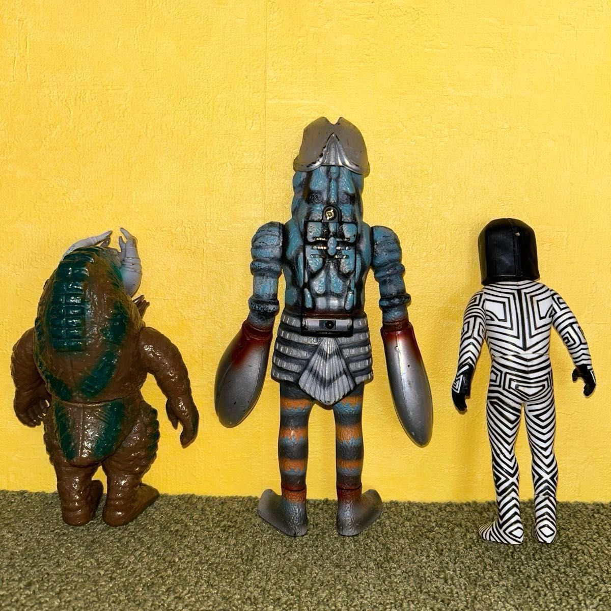 ウルトラ怪獣 円谷プロ ソフビ フィギュア ①バルタン星人1966・②