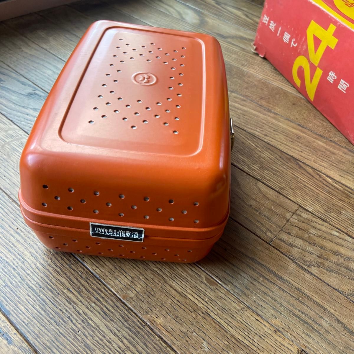 豆炭あんか 昭和レトロ アウトドア キャンプ 品川オートあんか 希少品