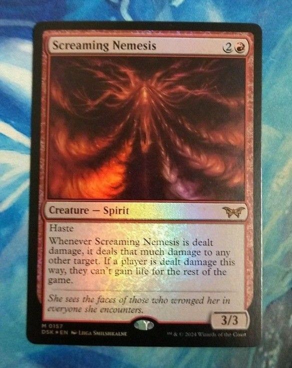 MTG 叫ぶ宿敵/Screaming Nemesis DSK 通常枠 英語版FOIL1枚｜Yahoo