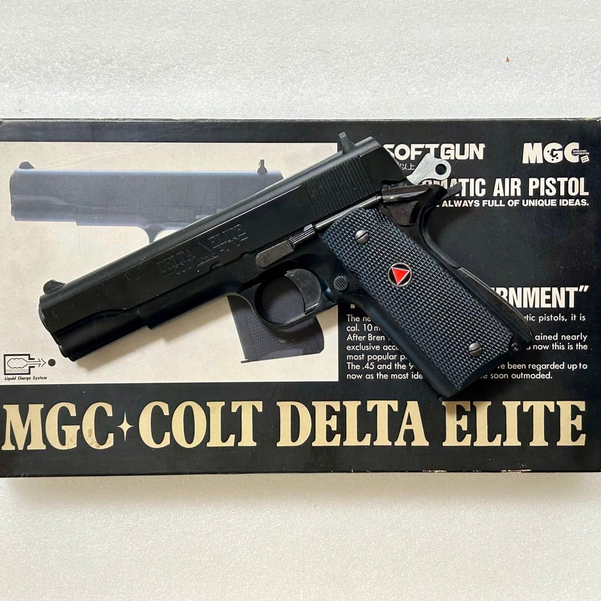 絶版品 MGC コルト デルタエリート 固定スライドガスガン 当時物 昭和