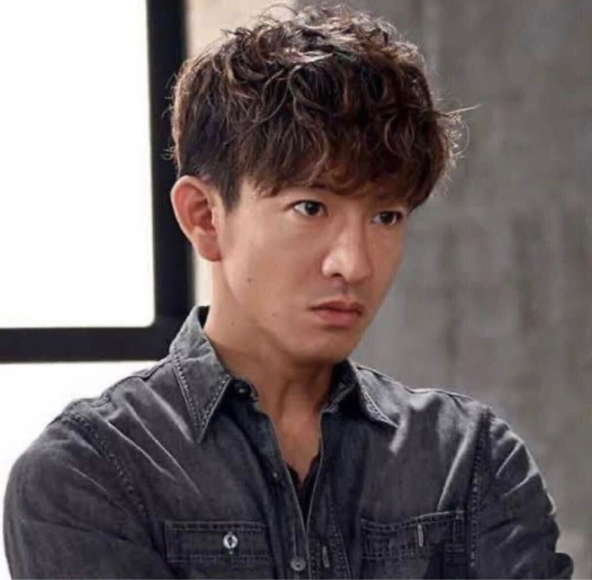 キムタク着】RRL “Black Indigo Denim Work Shirt” M ブラック