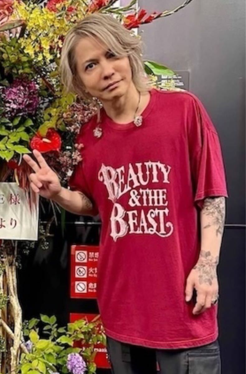 ミュージシャン HYDE BEAUTY & THE BEAST T-SHIRT (PINK)L