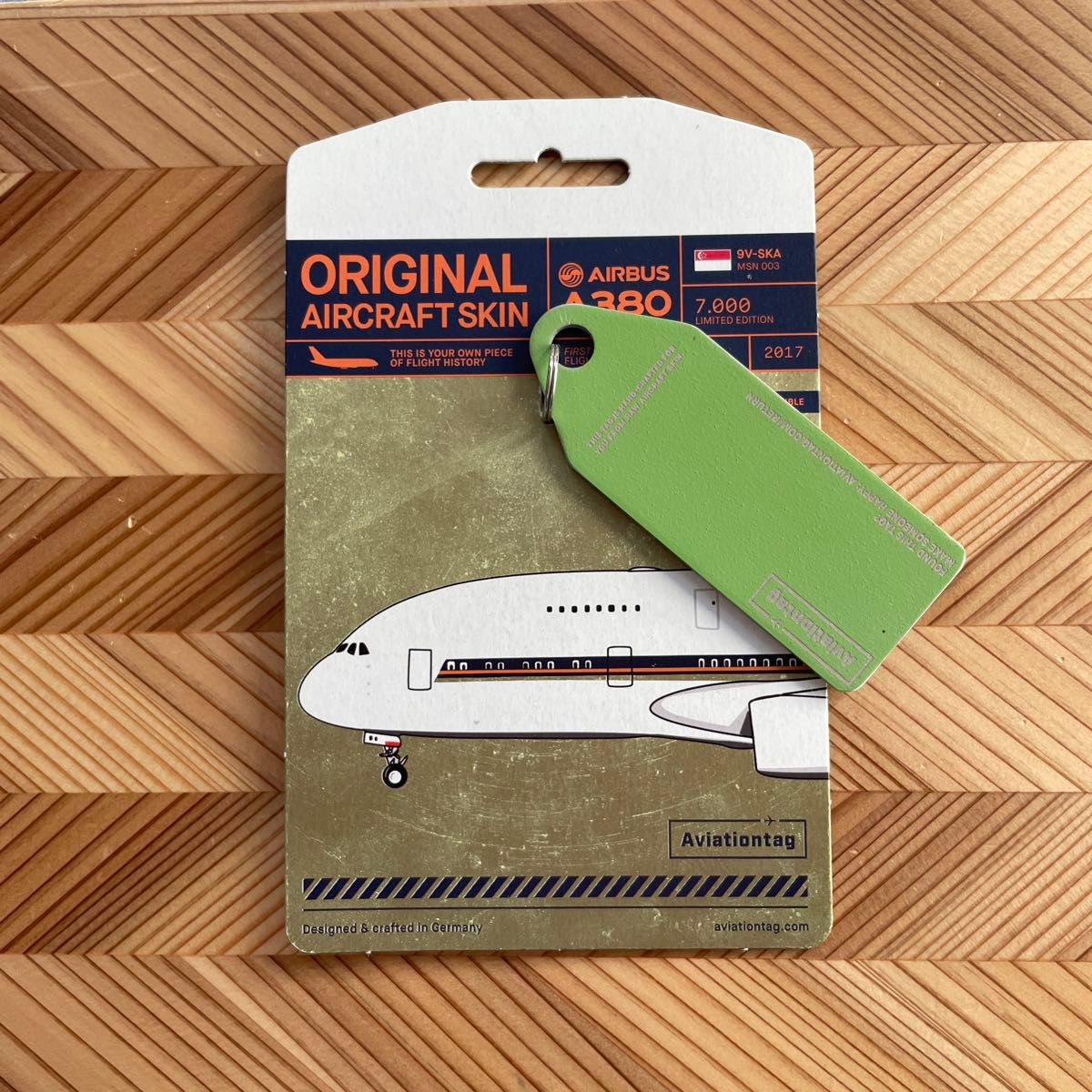 新品未使用) 激レア Aviationtag シンガポール航空 A380 9V-SKA｜Yahoo