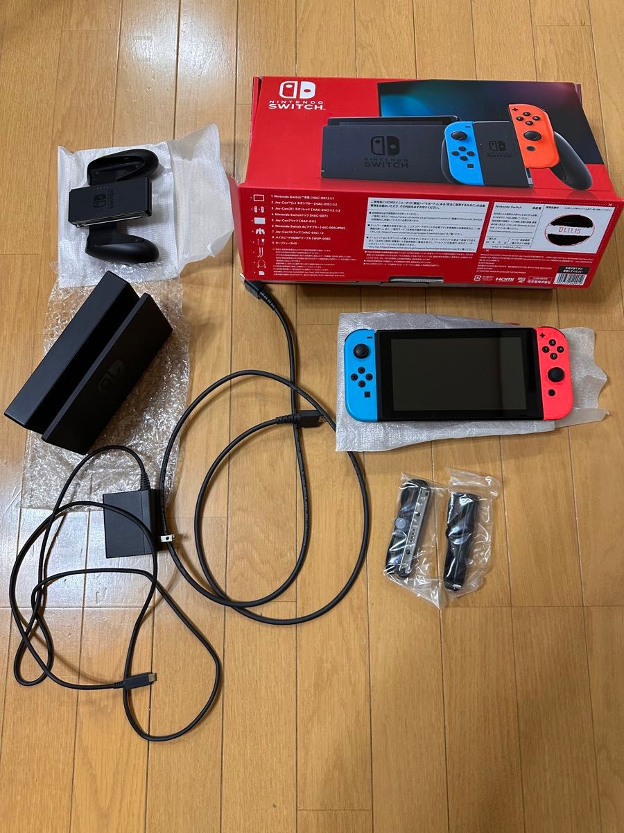 スイッチ 中古品 Switch 初期化済み 任天堂 動作確認済み 購入時の付属
